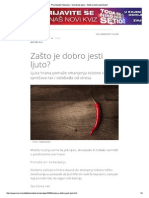 ... o Je Dobro Jesti Ljuto