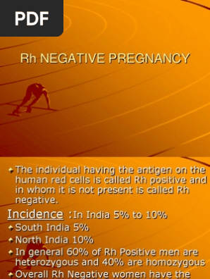 5rh Negative Pregnancy Antibody Fetus