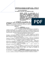 Resolucao SEDEC NR 279, de 11 de Janeiro de 2005 Dispoe Sobre A Avaliacao e A Habilitacao Do Bombeiro Profissional Civil