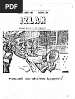 Download Izlan - recueil de chants Kabyles de Slimane Azem textes berbres et franais by idlisen SN214129935 doc pdf
