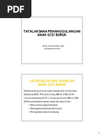 Materi Kuliah Dasar KEP, Tatalaksana Gizi Buruk 10 Langkah