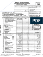 JEHT Foundation - 2002 Tax Return