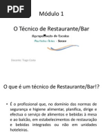 Modulo 1 o Tcnico de Restaurante-bar