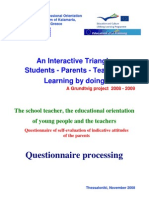 An Interactive Triangle Kalamaria Questionnaire Processing1