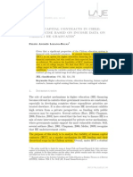 Human Capital Contracts in Chile: An Exercise Based On Income Data On Chilean He Graduates