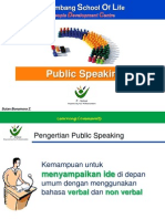 Public Speaking Bank