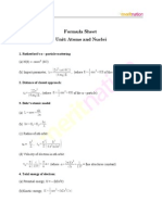 Physics Formula Sheet2