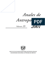 Estudios de Antropologia de La Alimentacion. para Un Marco Teorico Conceptual