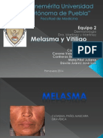Vitiligo y Melasma. DERMA