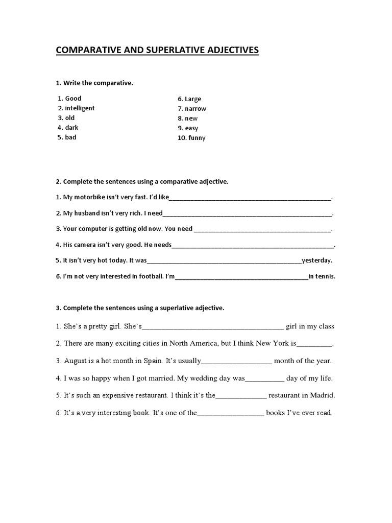 COMPARATIVE AND SUPERLATIVE GRAMMAR PDF visual data 8
