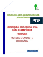 Sistema Integrado de Gestion de Purines, Logistica de Recogida y Transporte. Proceso Valpuren. Pa