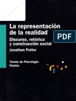 Potter, Jonathan - La Representacion de La Realidad