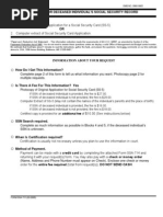 SocSecAdm Form Ssa-711 Asking SSA For Record of SS-5 Application