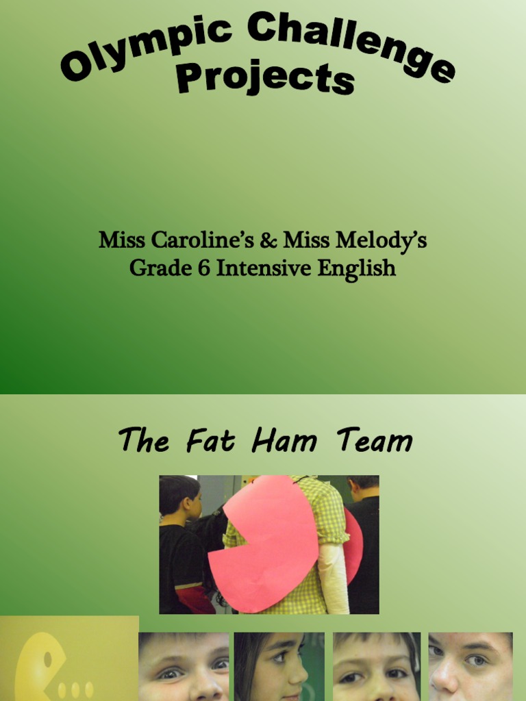 Miss Caroline's & Miss Melody's Grade 6 Intensive English | PDF