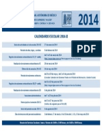 Calendario SUA 2014 PDF