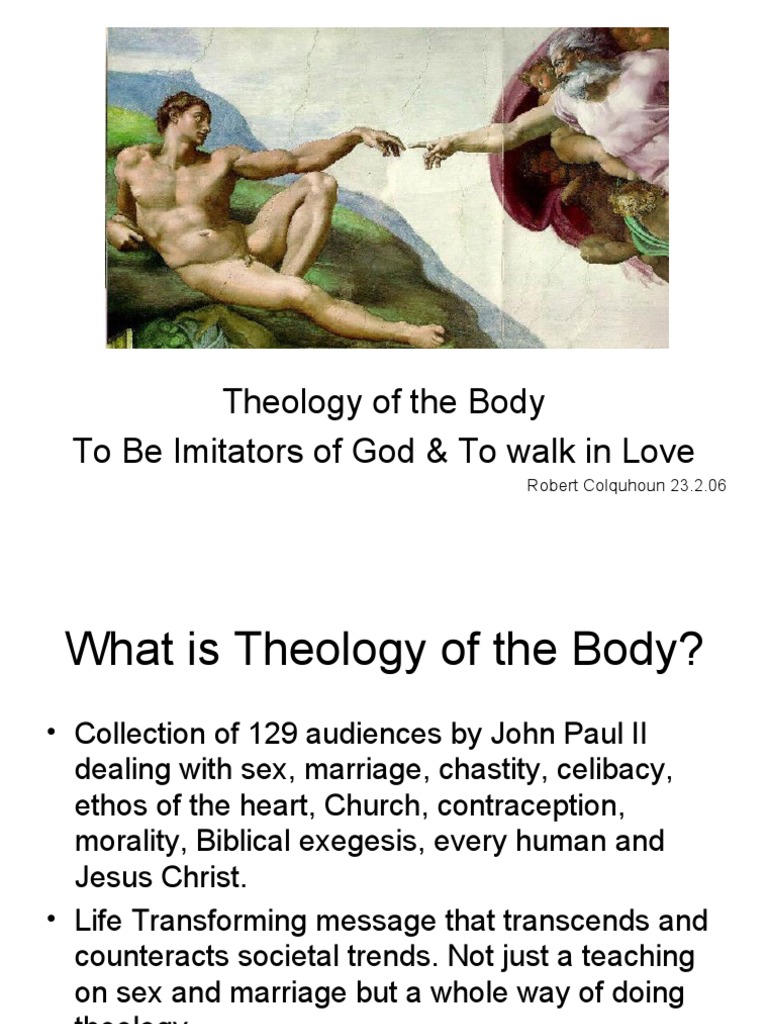 Overview of Theology of the Body | PDF | Theology | Religious Behaviour ...
