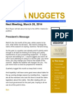 Mar 2014 NUPA Newsletter