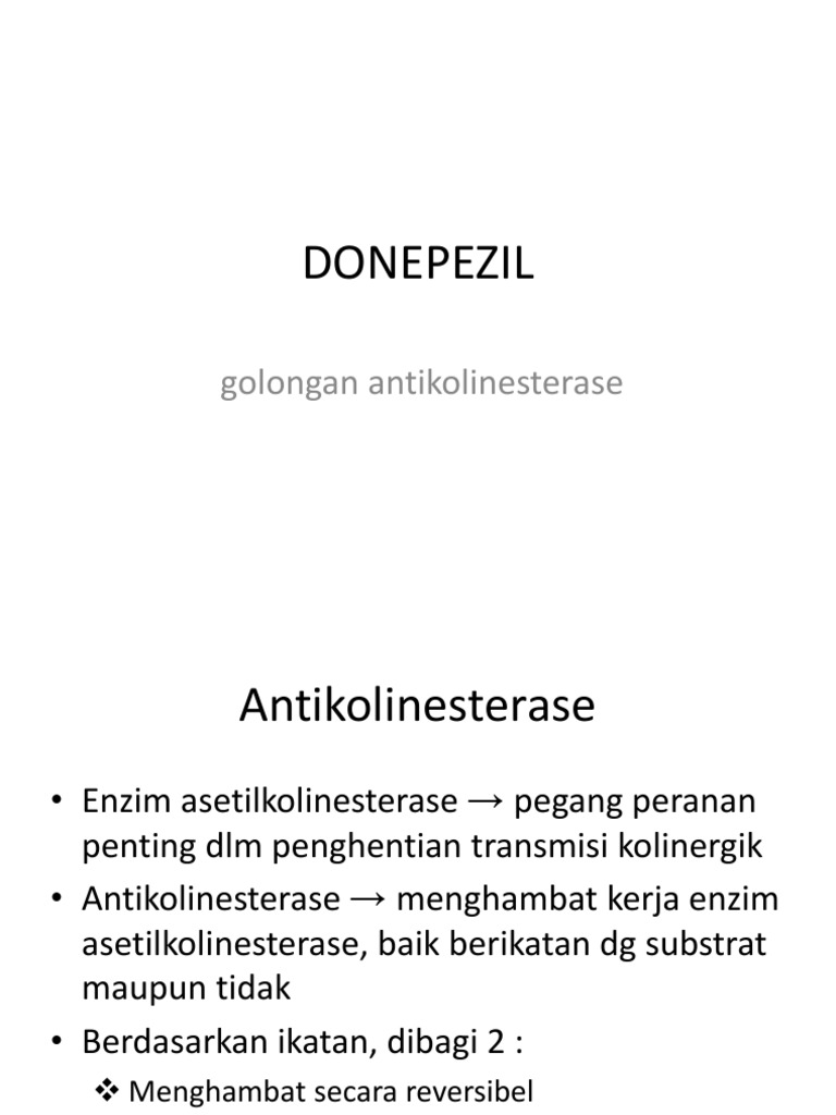 Donepezil | PDF