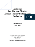 Teacher Performance Evaluation