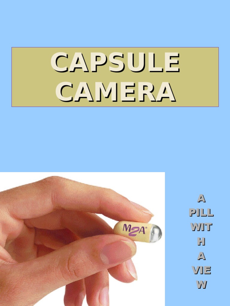 Capsule Camera PDF Endoscopy Clinical Medicine