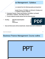BFM 1 Business Finance Management Introduction