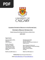 Download Second Life Paper by igem_calgary1973 SN21419365 doc pdf