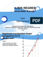 Analisis Regresi (Pencocokan Kurva)