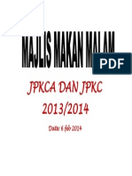 Jpkca Dan JPKC 2013/2014: Date: 6 Feb 2014