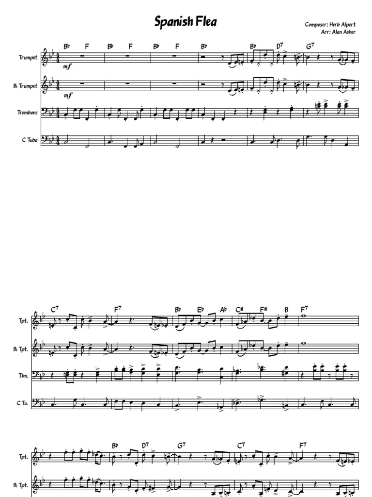 Spanish Flea Trumpet PDF