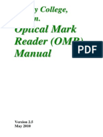 Omr Manual