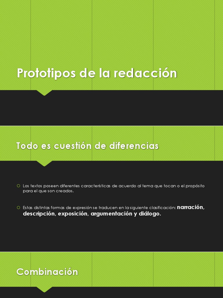 Prototipos de la redacción Narración Ciencia cognitiva
