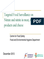 2013 Nitrate and Nitrite in Meat Meat Products and Cheese