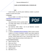 Nr. 5. Identificarea Si Determinarea Nitritilor