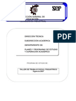 Taller de T.S. Psiquiatrico 2007 Corregido Por Melchor