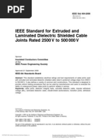 IEEE 404-2000 Standard For Extruded and Laminated Dielectric Shielded Cable Joints Rated 2500 V To 500.000 V