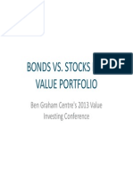 Bonds vs. Stocks in A Value Portfolio