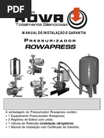 Bomba Pressurizada Rowa