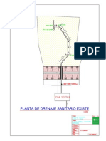 Propuesta de Drenaje de Aldea El Pinal-PLANTA EXISTENTE