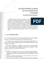 Del Jesús Historico Al Cristo de La Fe A Través de Los Evangelios.-José María Melero Martinez.