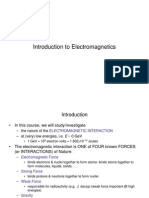 Introduction to Electromagnetics