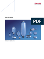Industrial hydraulic accumulator guide