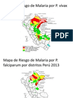 Mapa, Situaciony Control de Malaria