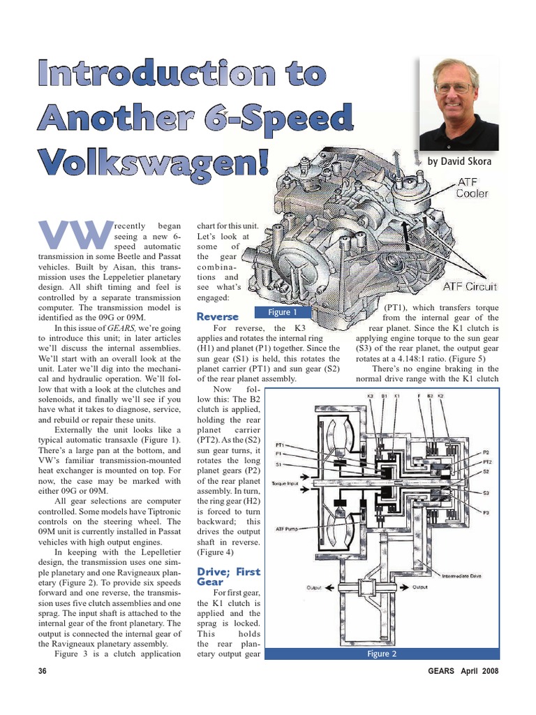 ATSG 09G 09M TF60SN Transmission Rebuild Manual – For VW, Audi, BMW, Mini – 124 Pages, Paperback