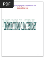 Download Organizational Climate Survey Project Report by kamdica SN21430485 doc pdf