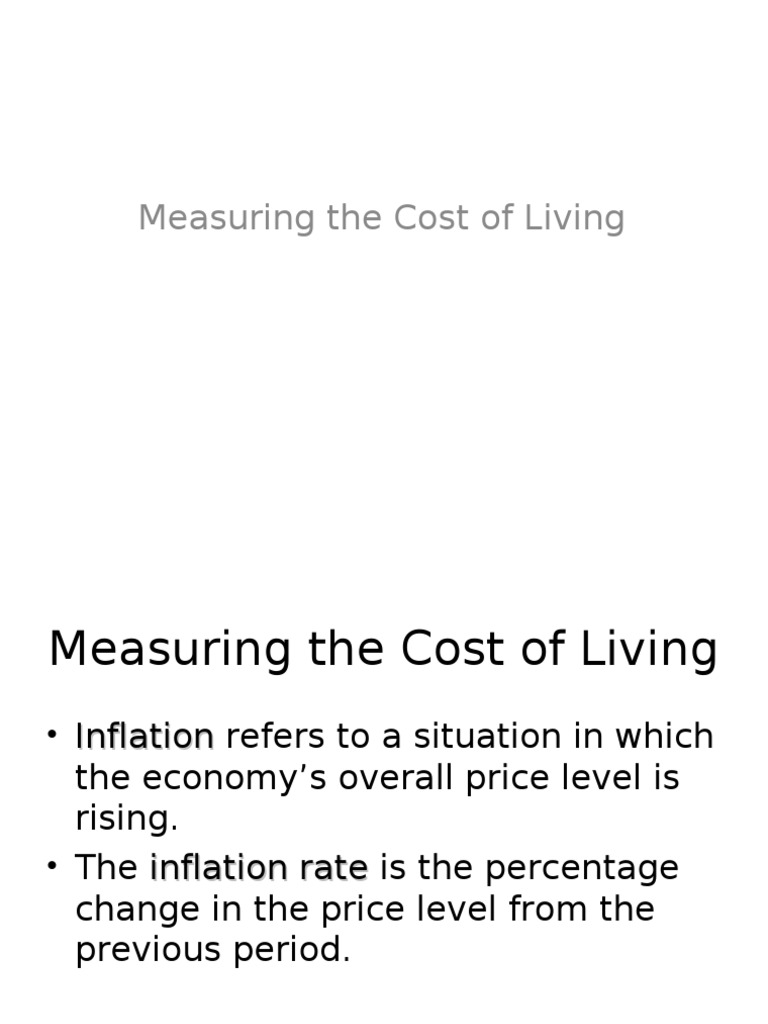 Measuring The Cost of Living | PDF | Consumer Price Index | Index ...
