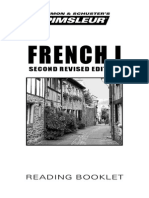 French I Reading Booklet