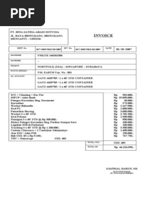 Invoice Aneh01