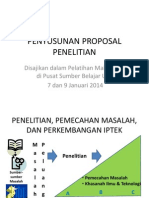 Pelatihan Proposal Skripsi PSB Universitas Negeri Jakarta 2014