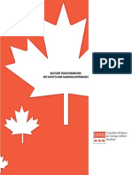 Canada in Afghanistan: Is It Working?: Military Transformation: Key Aspects and Canadian Approaches