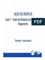 7 Acao de Despejo - Tema Acao de Despejo Por Falta de Pagamento